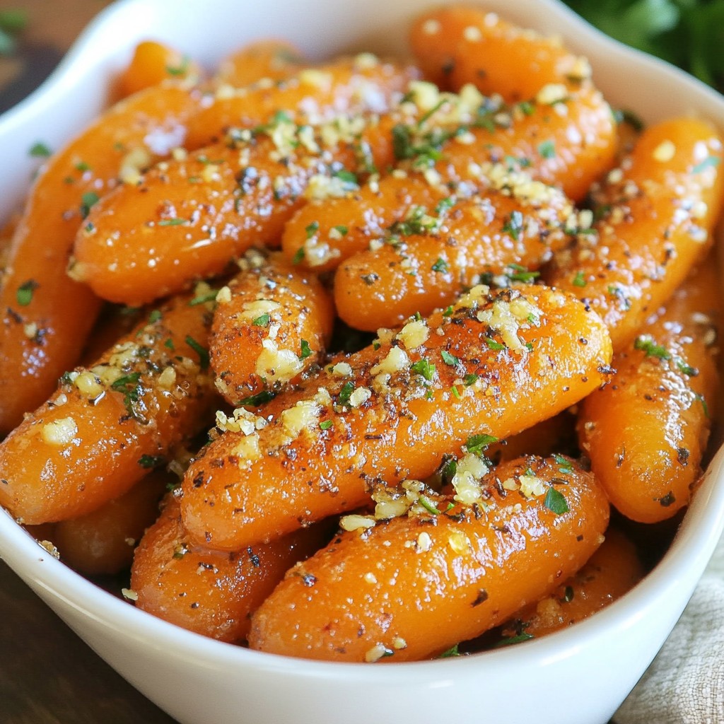 Roasted Garlic Parmesan Carrots Flavorful Side Dish