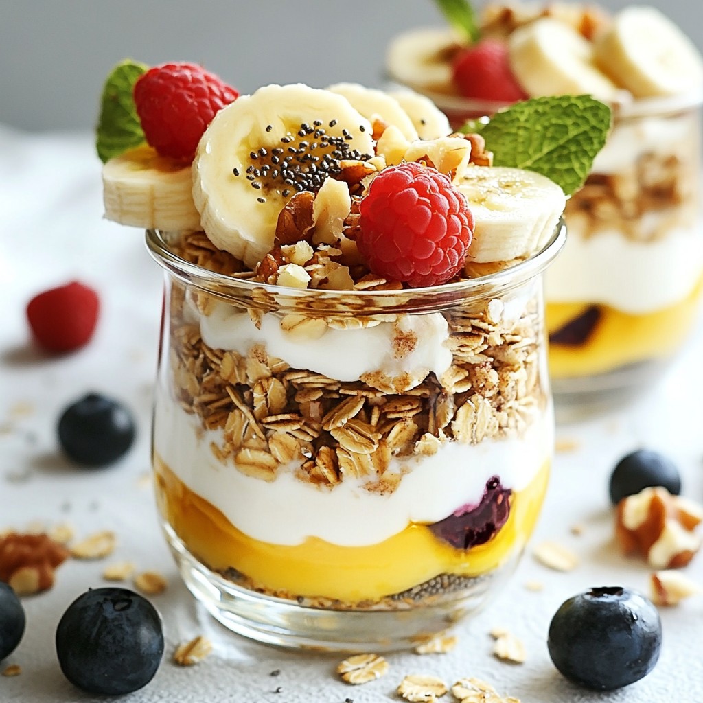 Protein-rich Make-ahead Greek Yogurt Parfaits Recipe