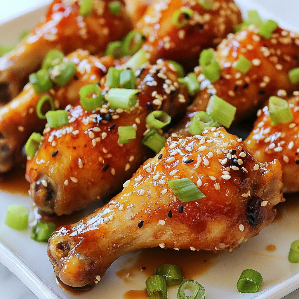 Honey Garlic Chicken Drumsticks Easy and Tasty Recipe