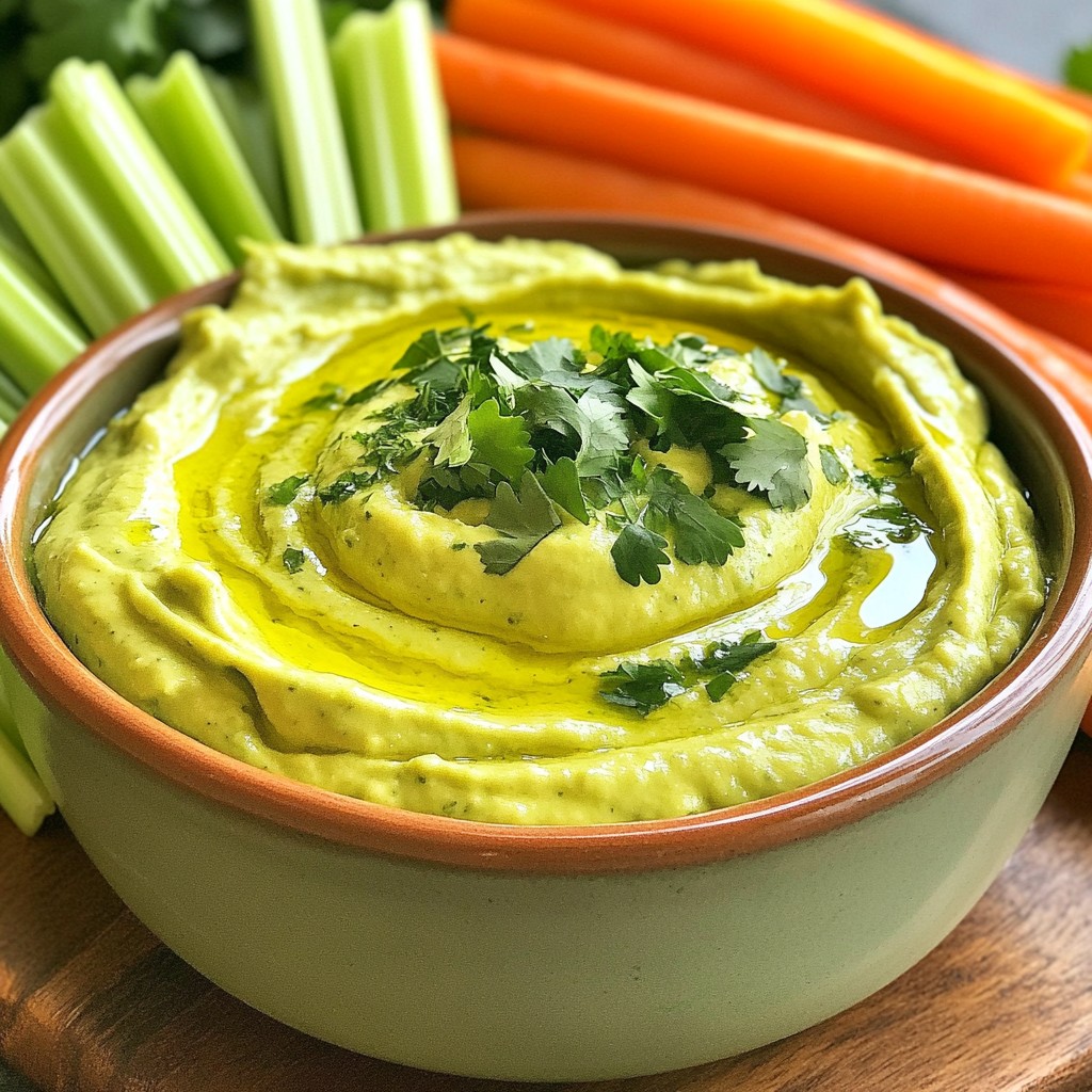 Creamy Avocado Cilantro Dip Simple and Delicious Recipe