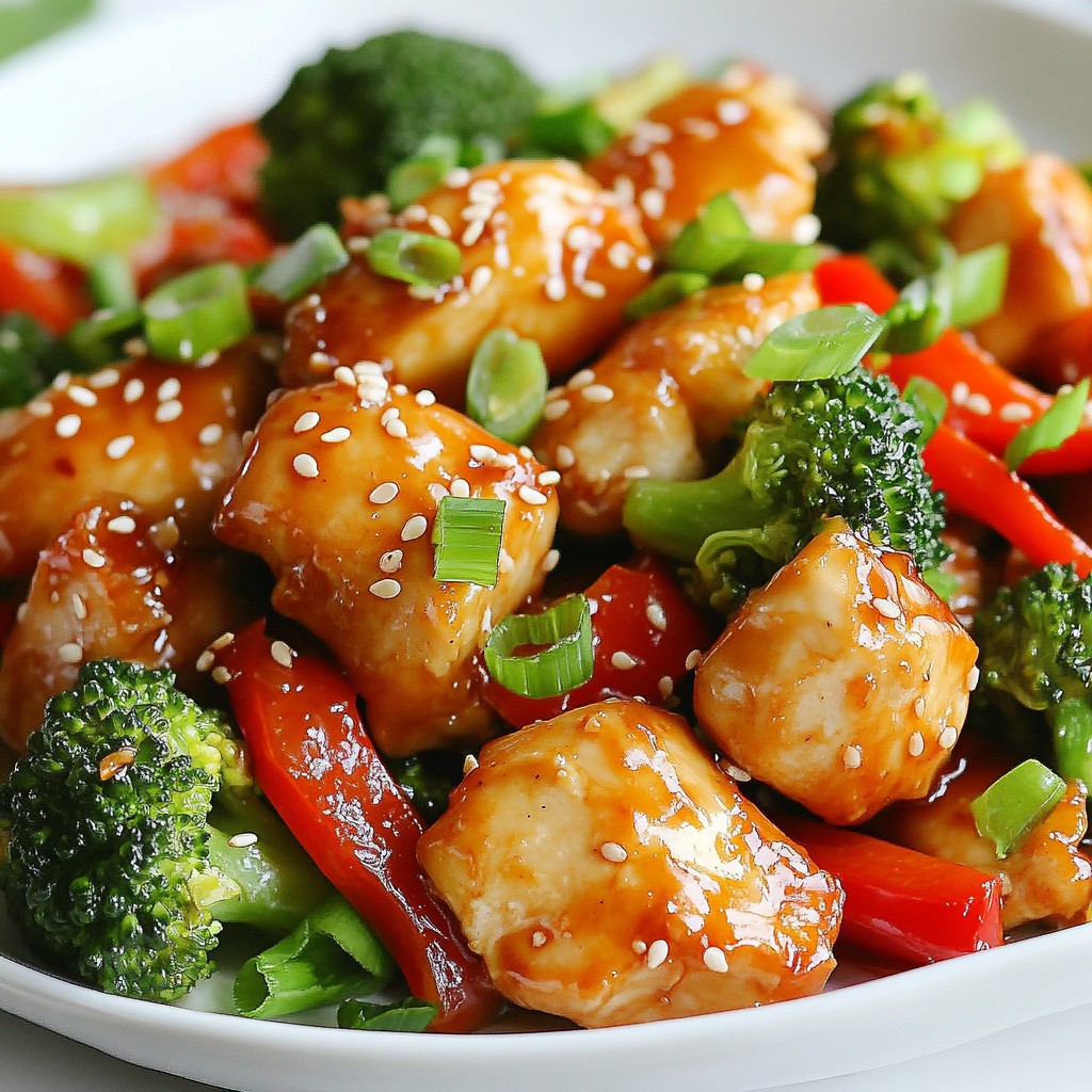 Honey Garlic Chicken Stir Fry Quick And Tasty Meal