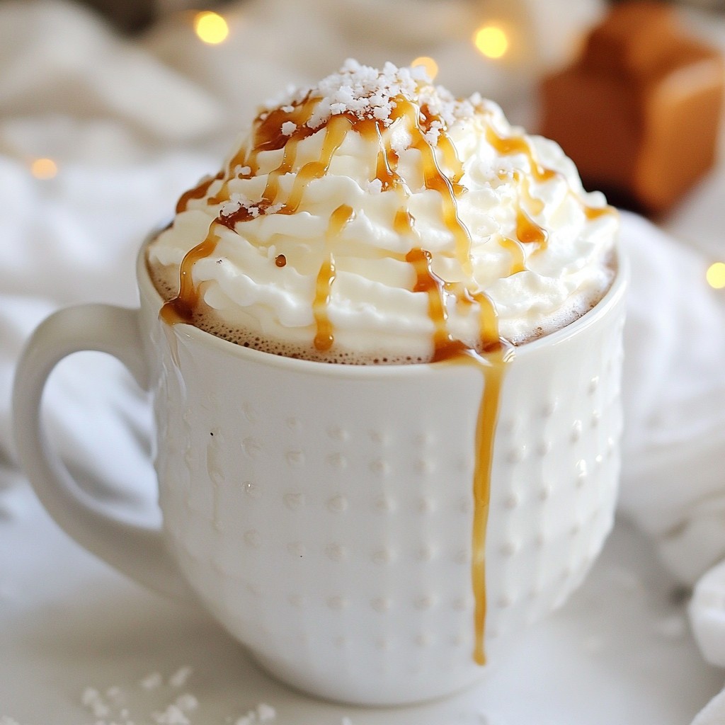 Salted Caramel Hot Chocolate Rich and Creamy Delight