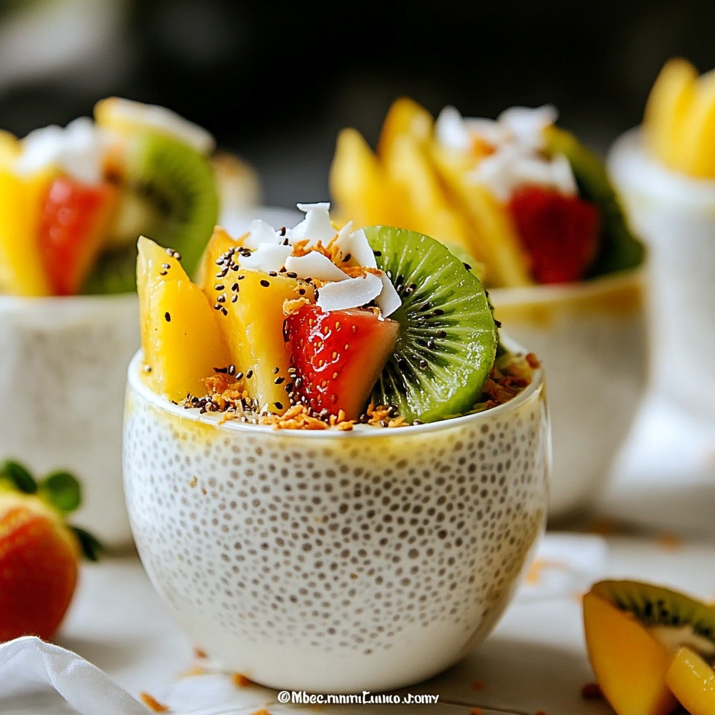 Coconut Vanilla Chia Pudding Creamy Delight Recipe