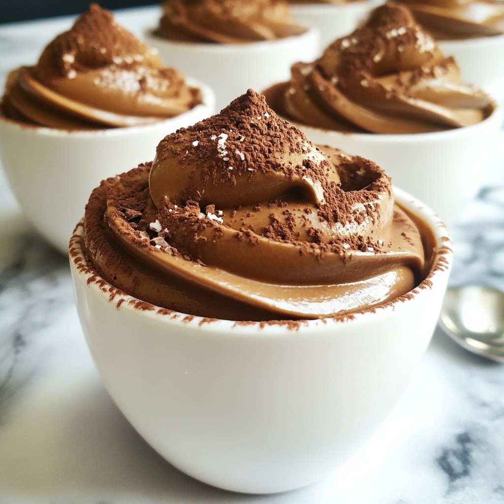 Chocolate Espresso Mousse Cups Decadent and Easy Treat