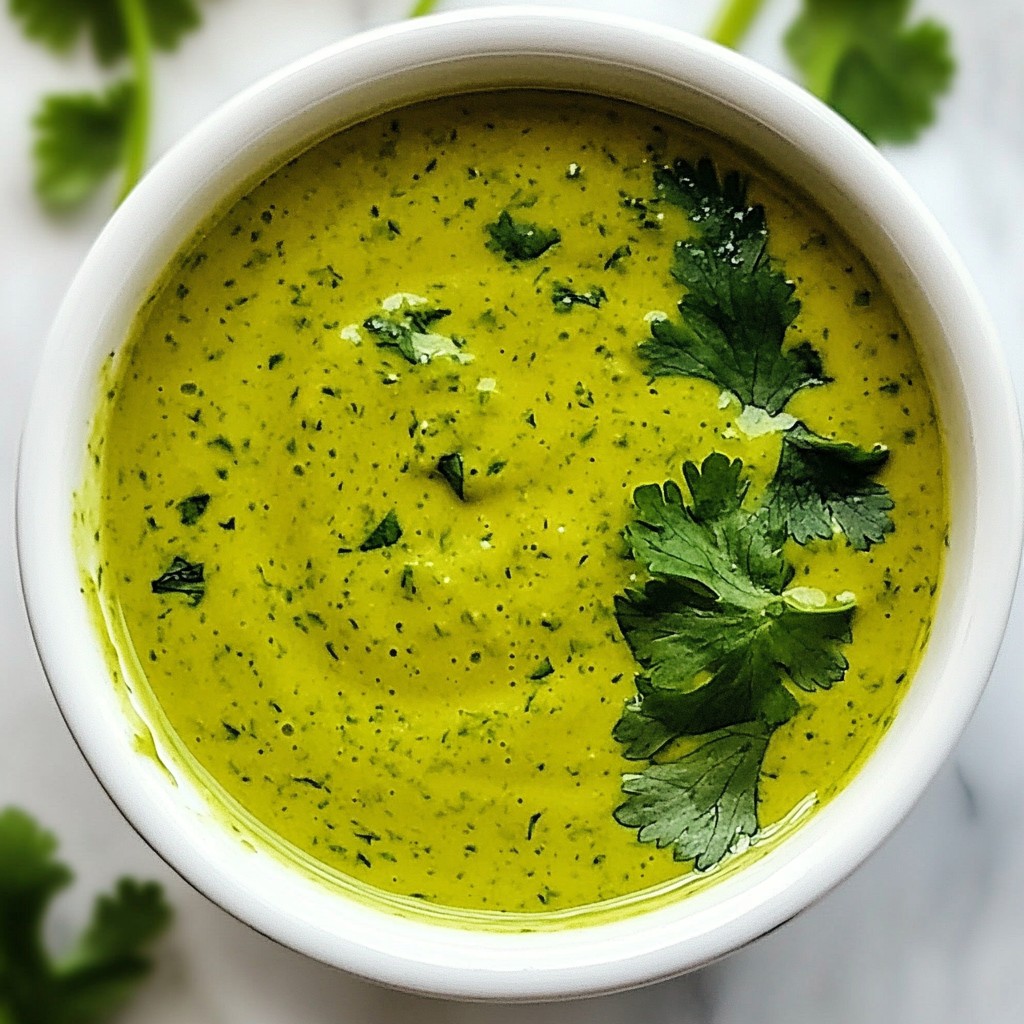 Creamy Cilantro Lime Dressing Flavorful and Fresh Recipe