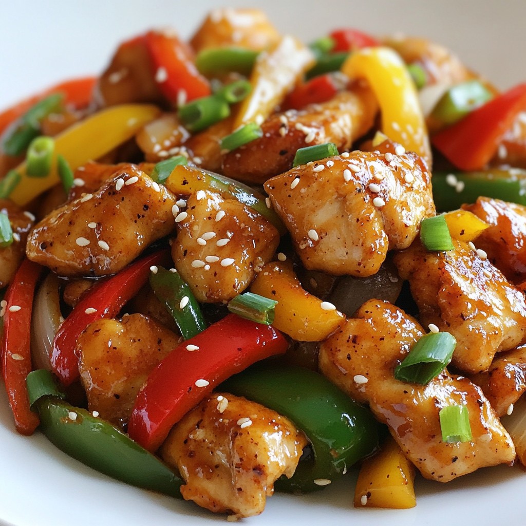 Spicy Szechuan Chicken Stir-Fry Flavorful and Easy Meal