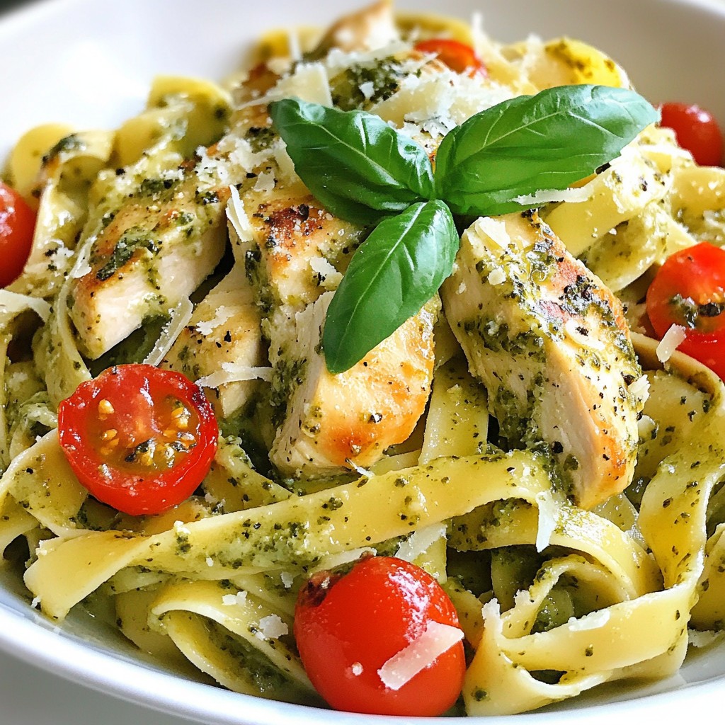 Creamy Pesto Chicken Pasta Quick and Flavorful Recipe