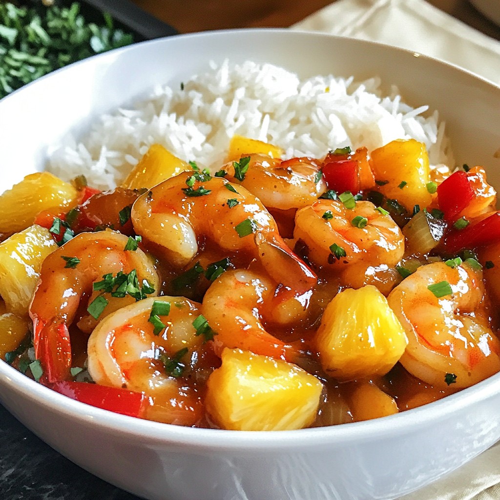 Sweet and Sour Shrimp Quick and Easy Recipe