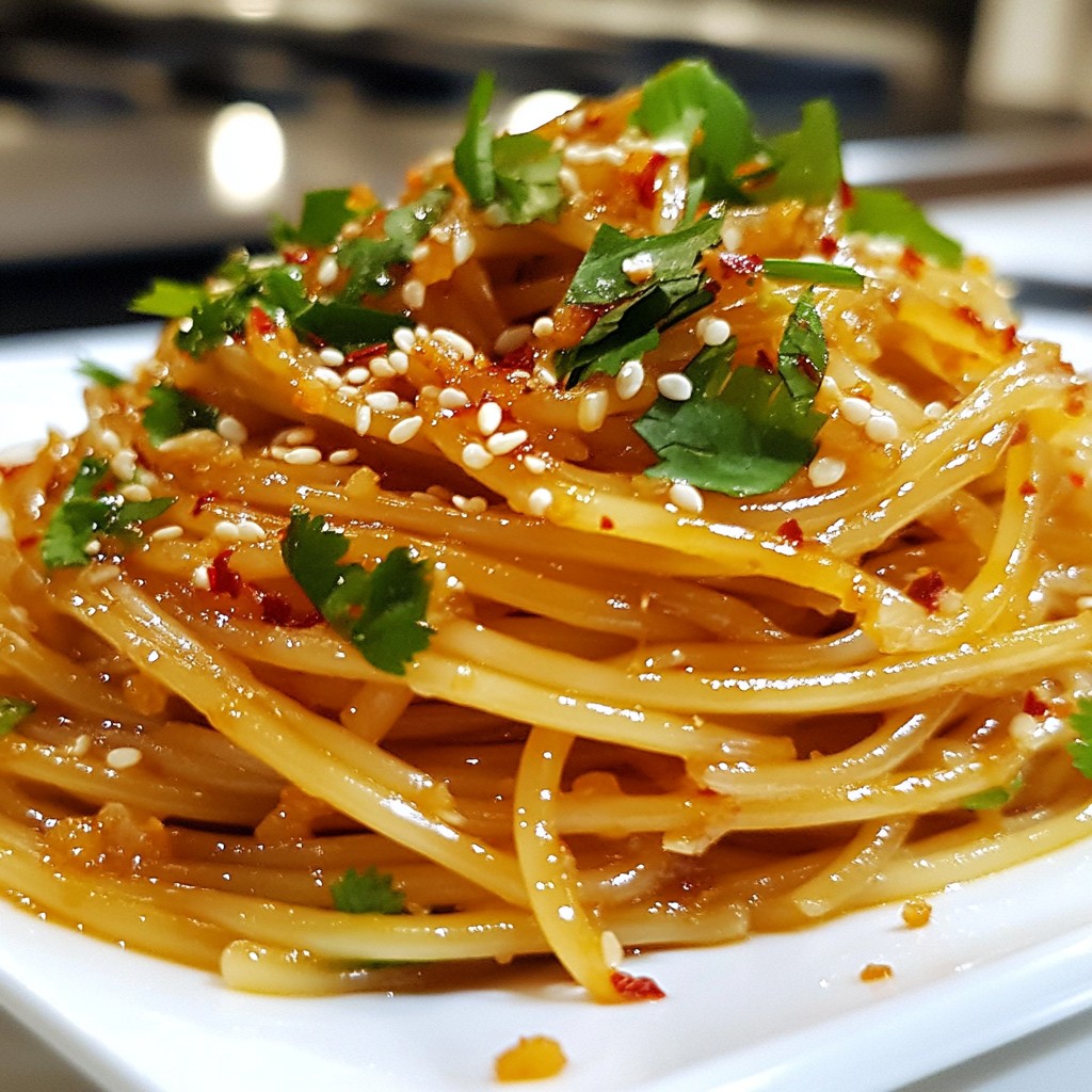 Spicy Garlic Noodles Flavorful and Easy Recipe