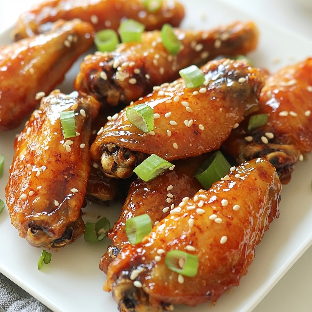 Spicy Sriracha Honey Wings Irresistible Flavor Blast