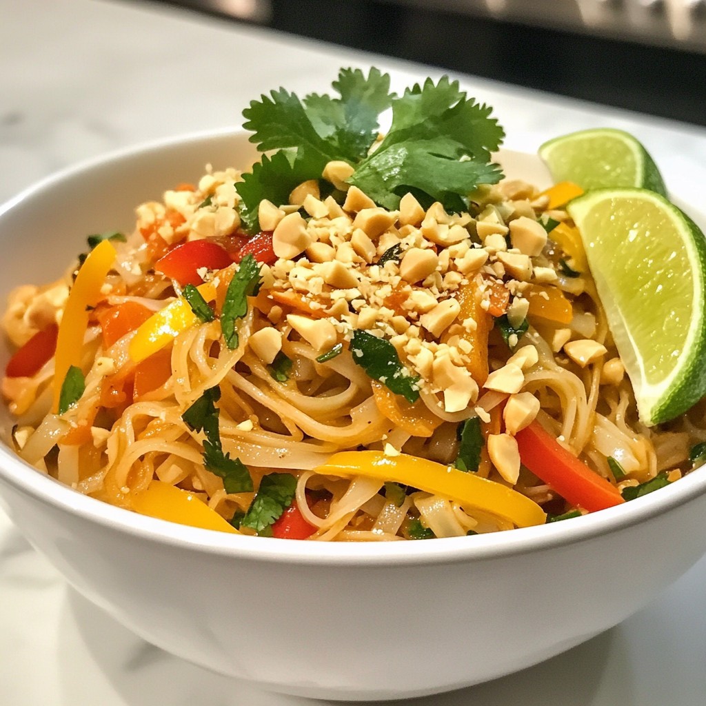 Vegetable Pad Thai Flavorful and Easy Recipe Guide