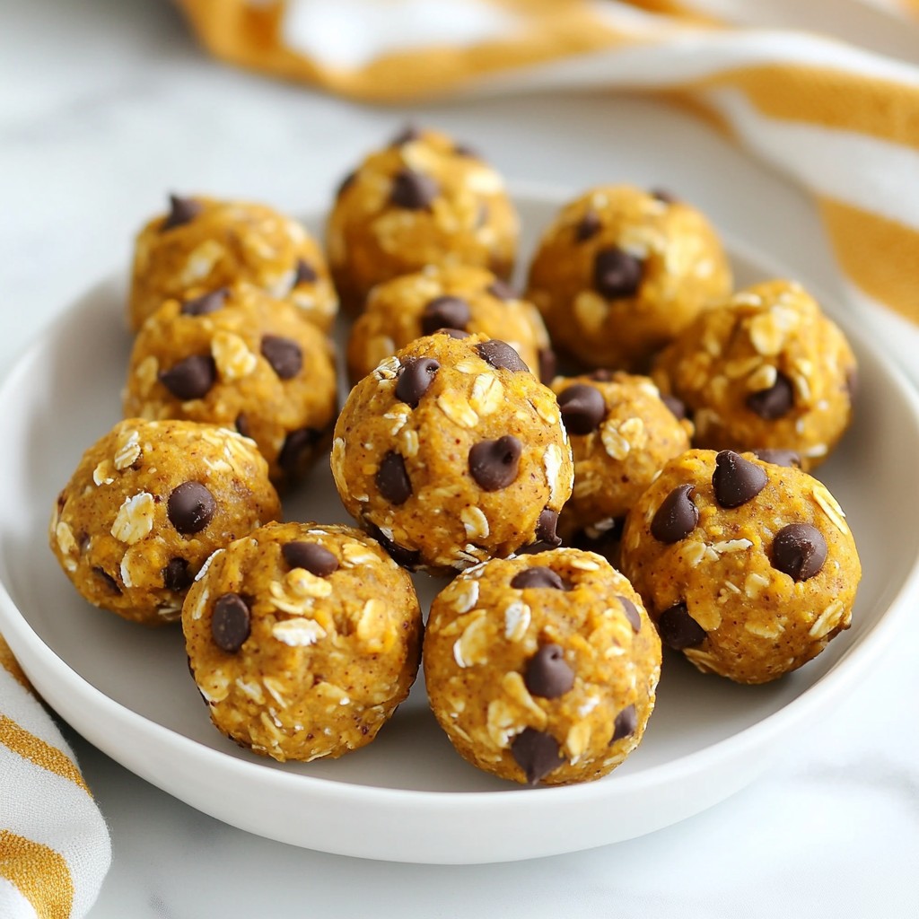 Pumpkin Spice Energy Bites Tasty and Nutritious Snack