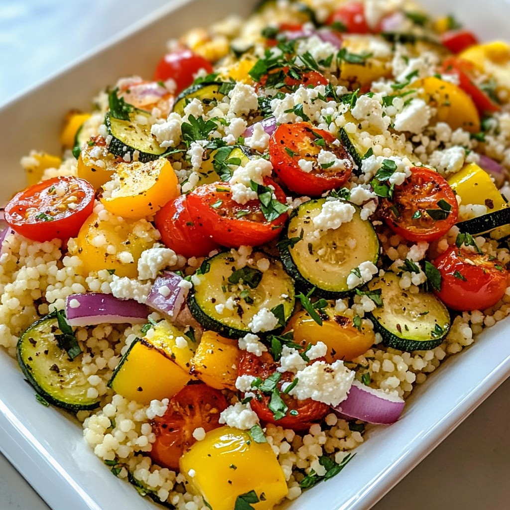 Mediterranean Roasted Vegetable Couscous Flavor Boost