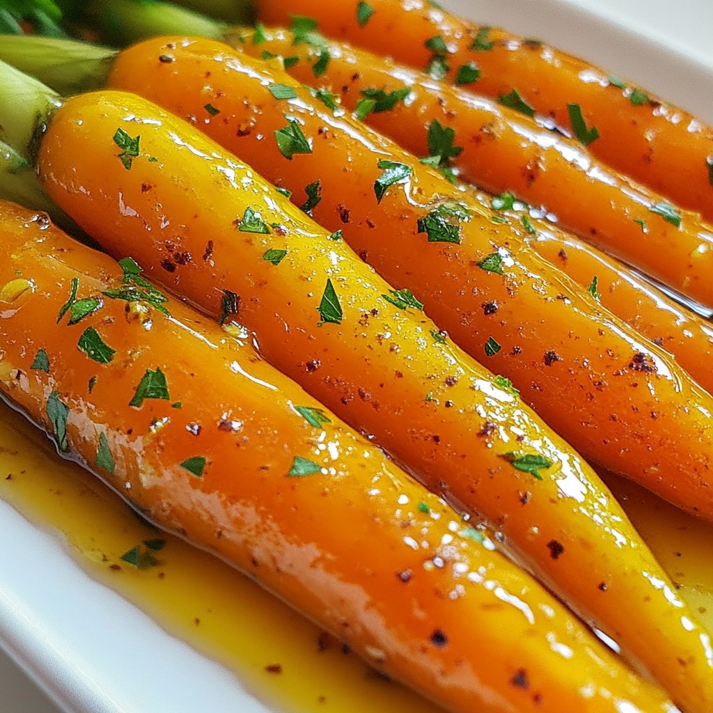 Honey Mustard Glazed Carrots Simple and Savory Dish