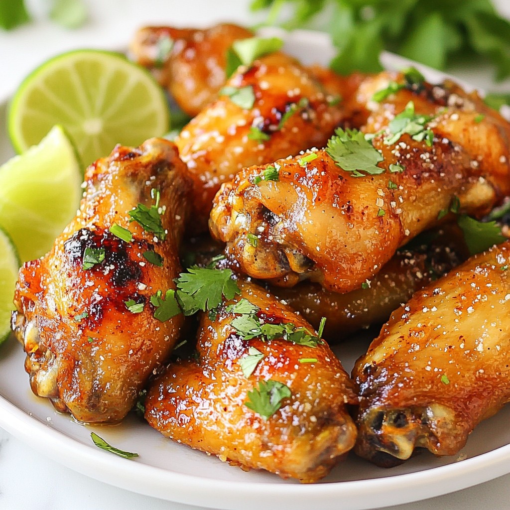 Spicy Garlic Lime Chicken Wings Zesty Flavor Boost