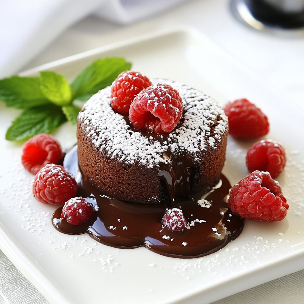 Lava Cake Raspberry Chocolate Raspberry Lava Cakes Irresistible Dessert Delight - Recipe ...