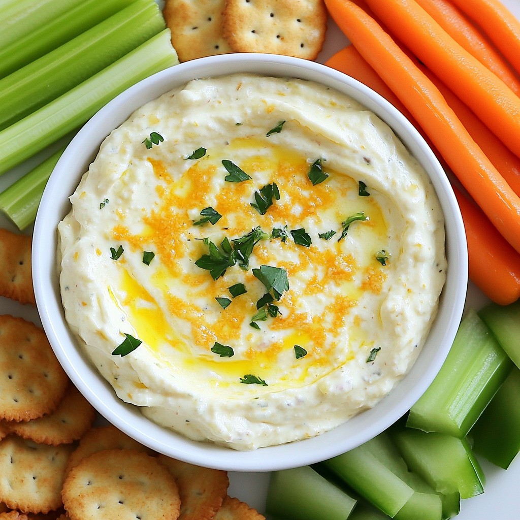 Creamy Garlic Parmesan Dip Flavorful and Easy Recipe