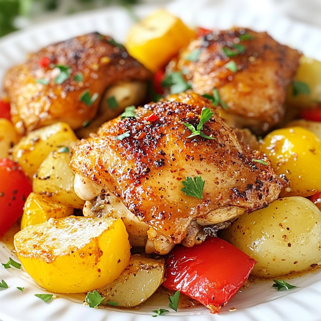 Cajun Chicken Sheet Pan Dinner Easy and Flavorful Meal