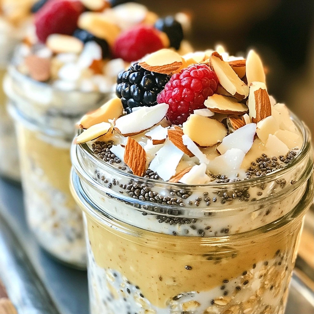 Nutty Make-Ahead Almond Coconut Overnight Oats Recipe