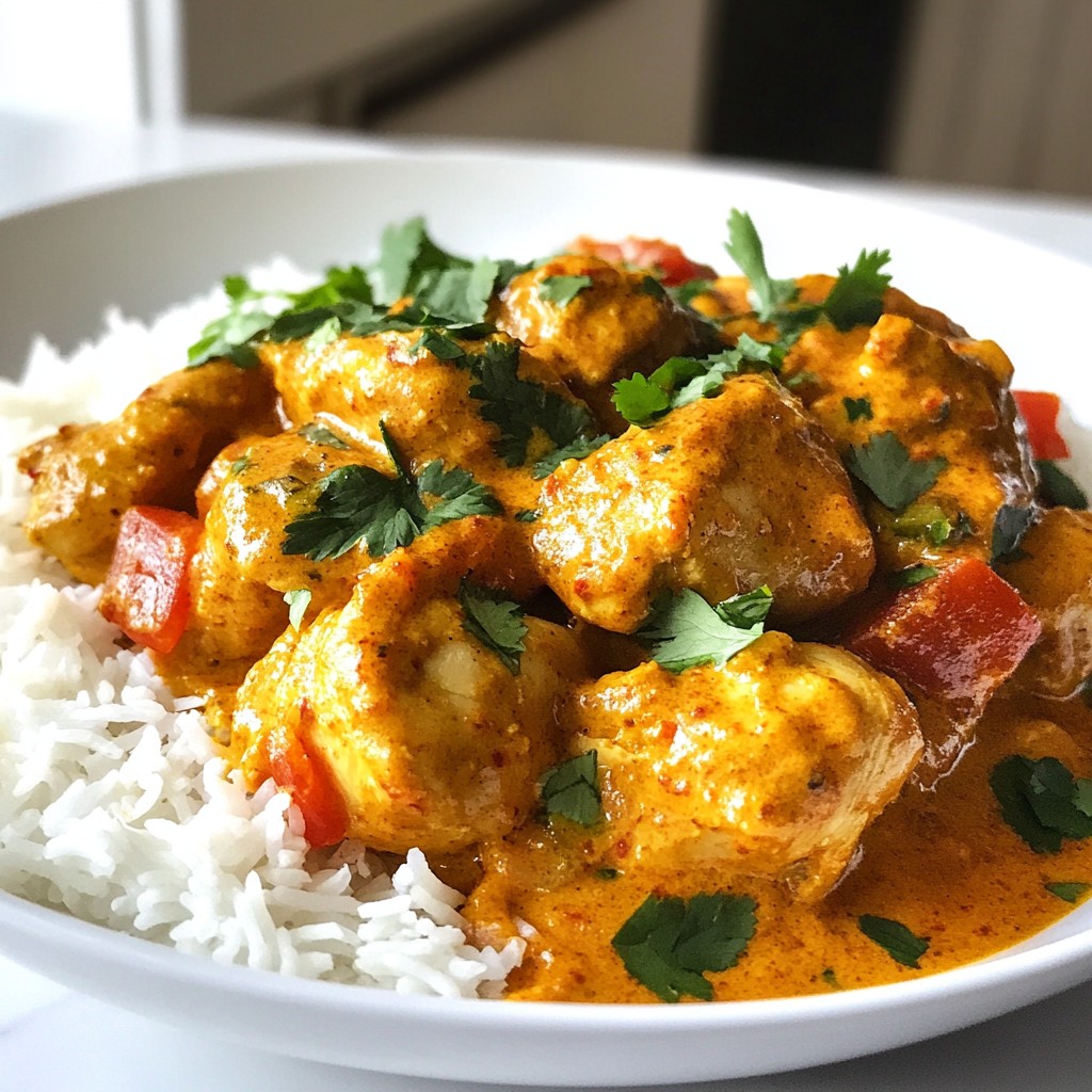 Hearty Batch Cook Butter Chicken Curry Delicious Meal
