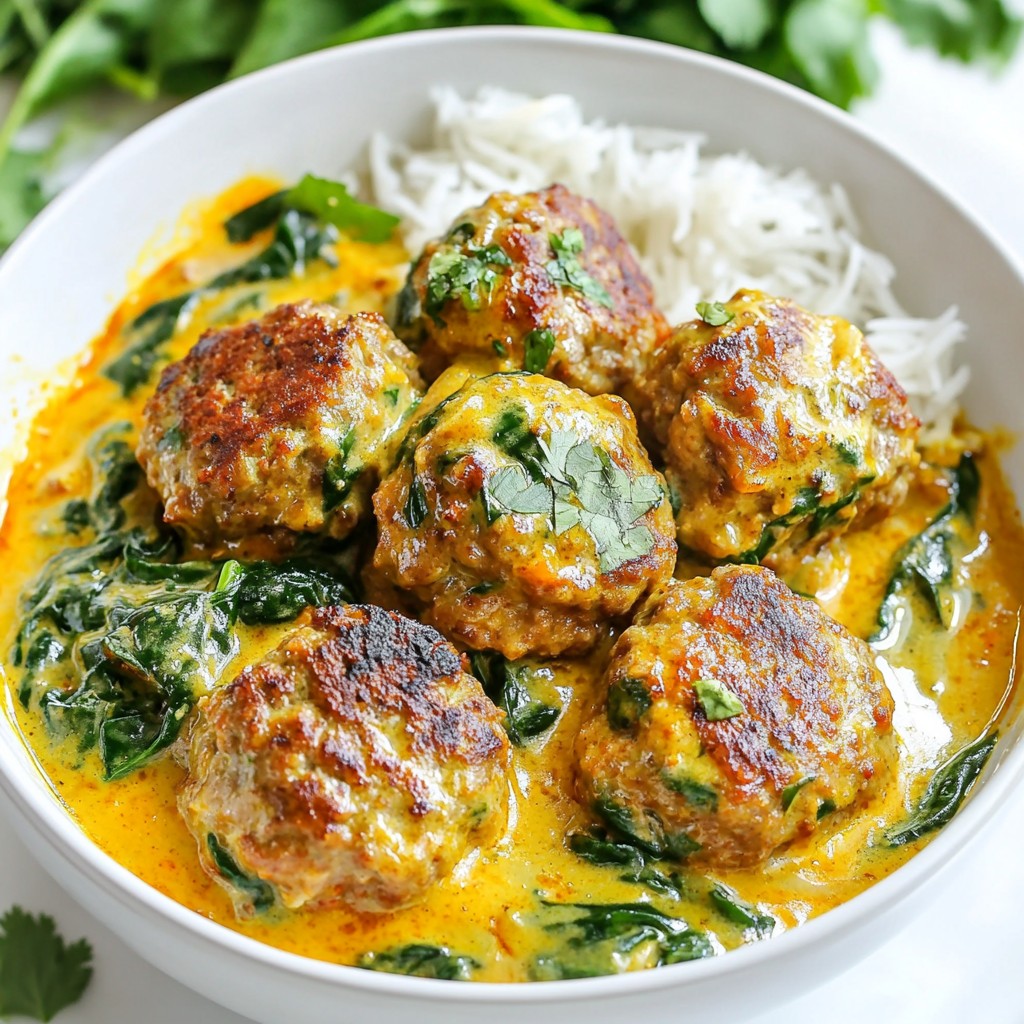 Coconut Curry Meatballs Flavorful and Easy Recipe