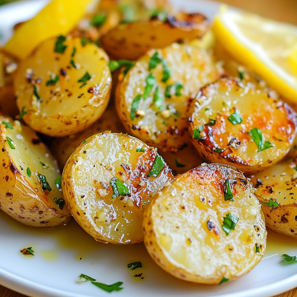 Lemon Herb Greek Potatoes Easy and Flavorful Dish