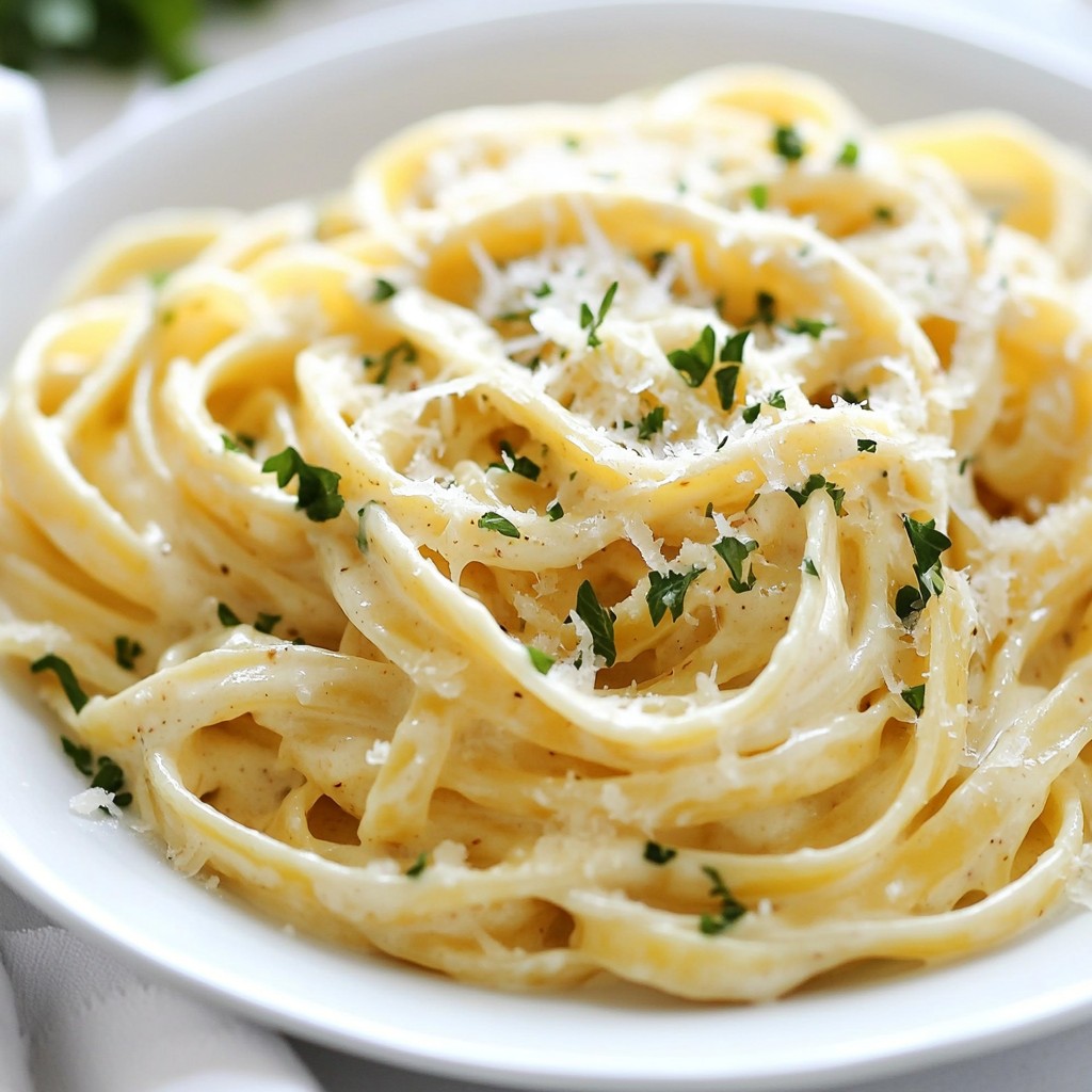 Creamy Roasted Garlic Alfredo Simple and Tasty Recipe