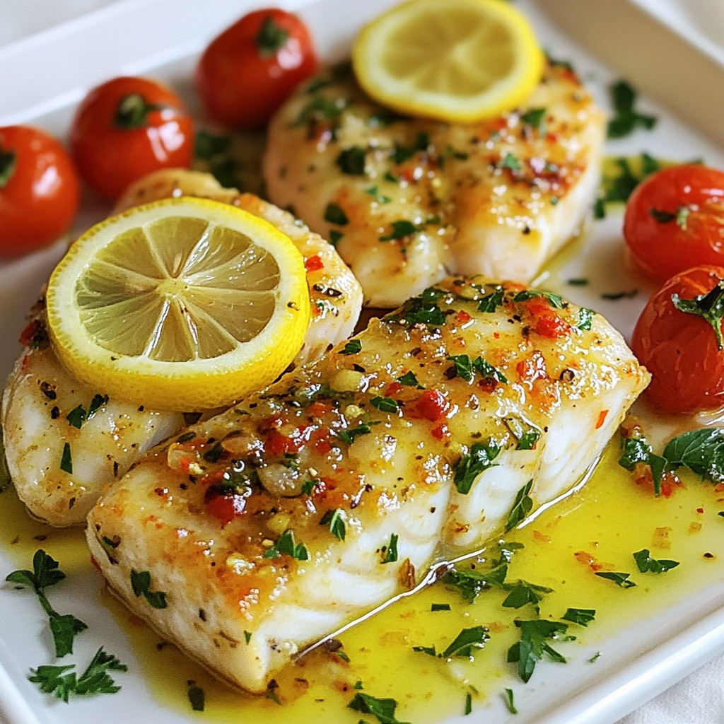 Lemon Garlic Baked Haddock Quick and Flavorful Dish