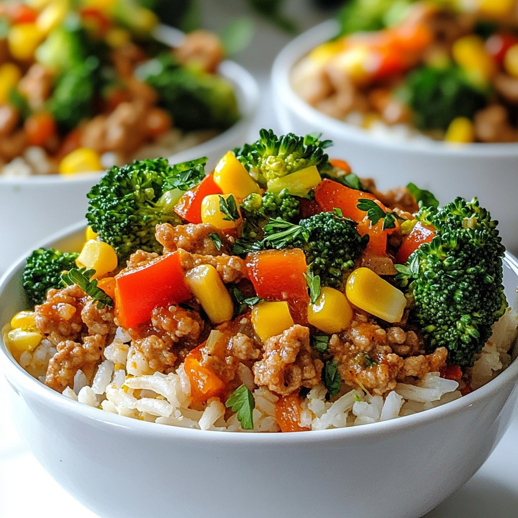 Hearty Meal Prep Turkey and Rice Bowls for Easy Meals