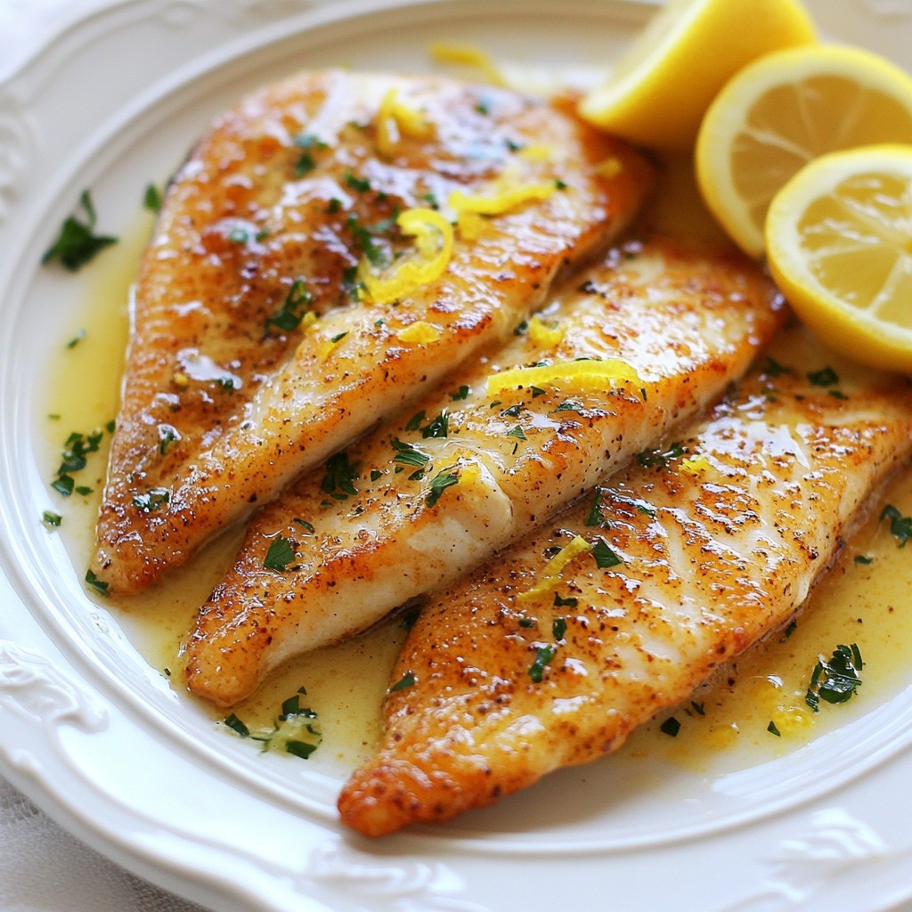 Garlic Butter Lemon Tilapia Quick and Flavorful Meal