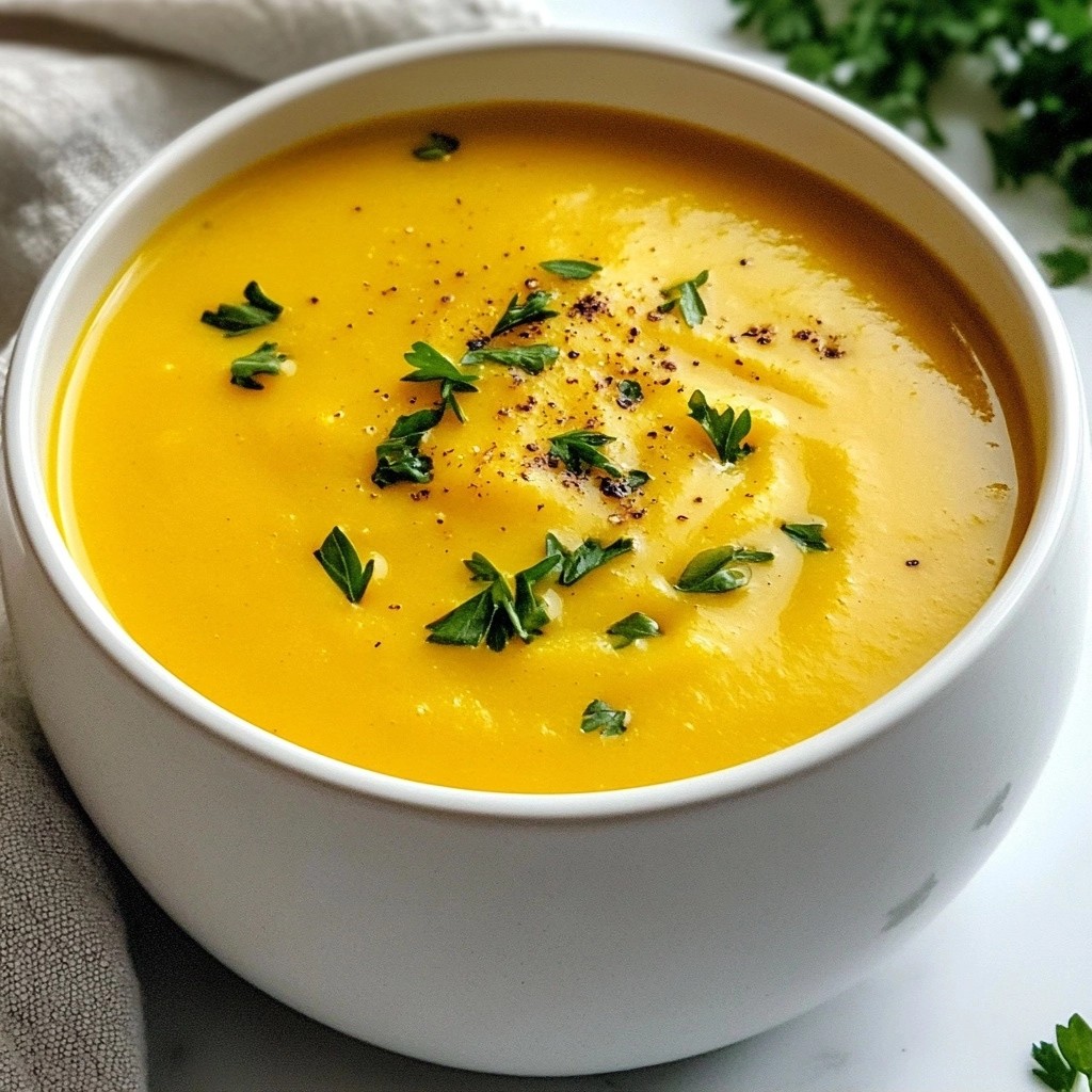 Creamy Freezer-Friendly Butternut Squash Soup Recipe