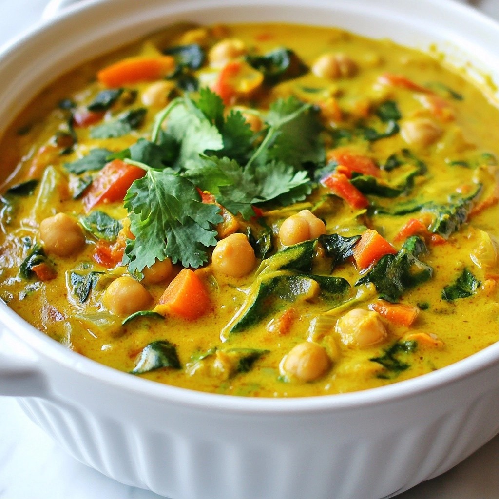 Hearty Batch Cook Veggie Chickpea Curry Recipe