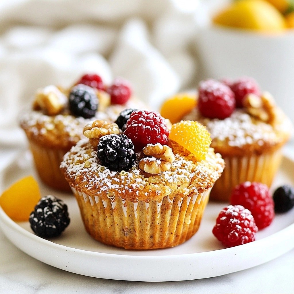 Fluffy Make-Ahead Quinoa Breakfast Muffins Recipe