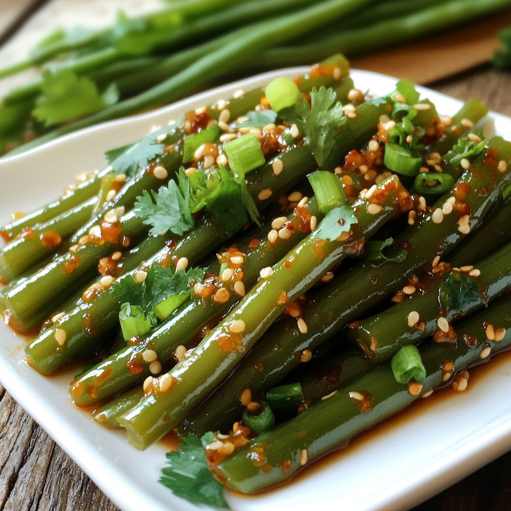 Sweet Chili Garlic Green Beans Simple and Flavorful Dish