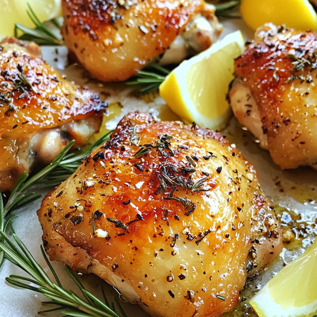 Simple Meal Prep Garlic Herb Chicken Thighs Recipe