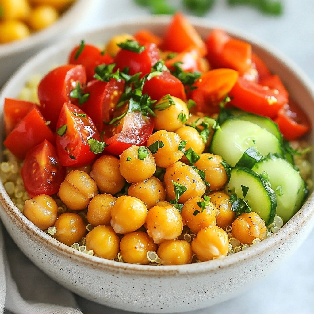 Tangy Meal Prep Lemon Ginger Chickpea Bowls Delight