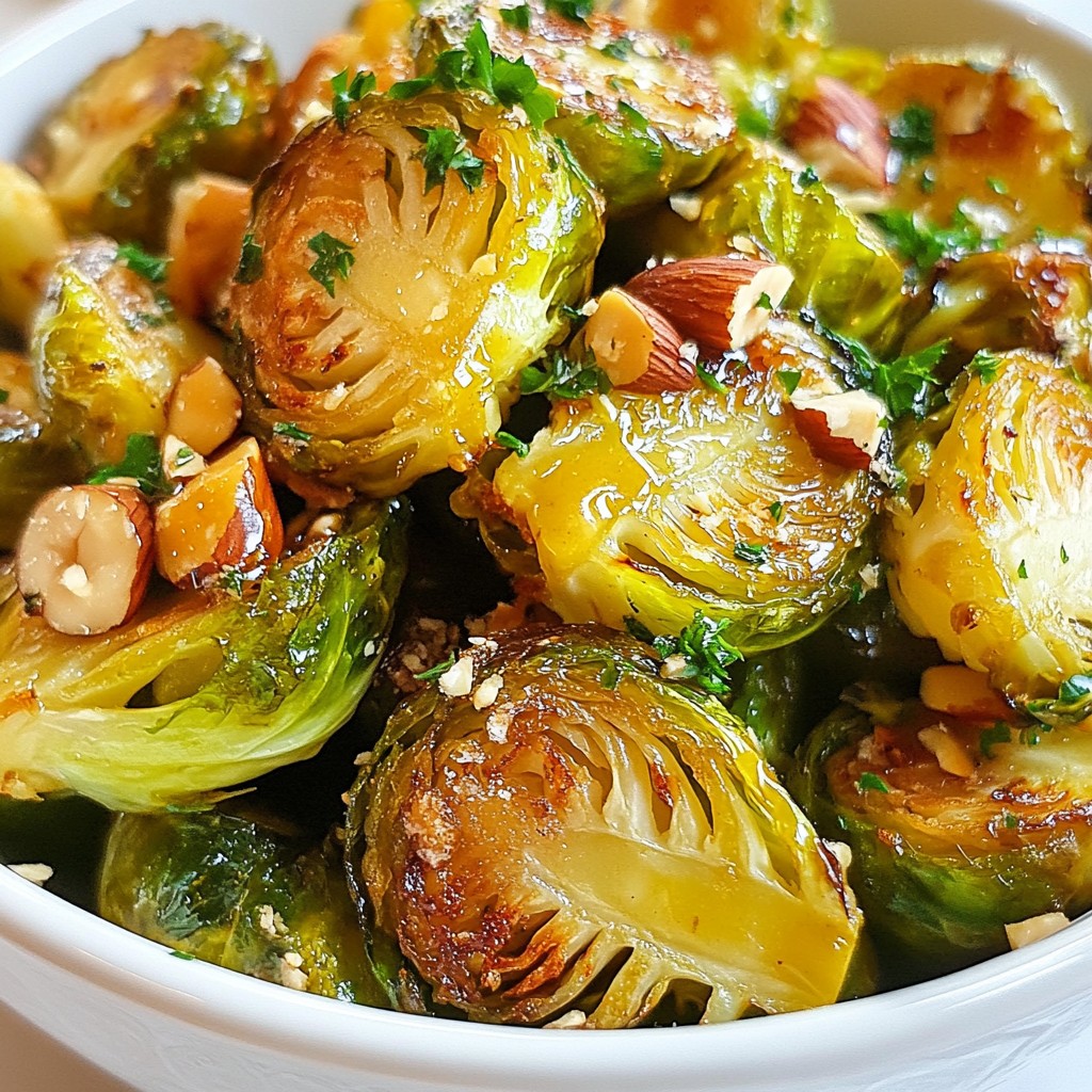 Honey Mustard Brussels Sprouts Flavorful Side Dish