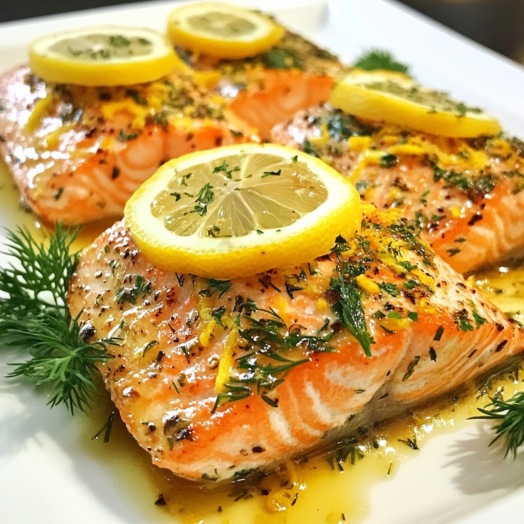 Lemon Herb Roasted Salmon Flavorful and Simple Dish