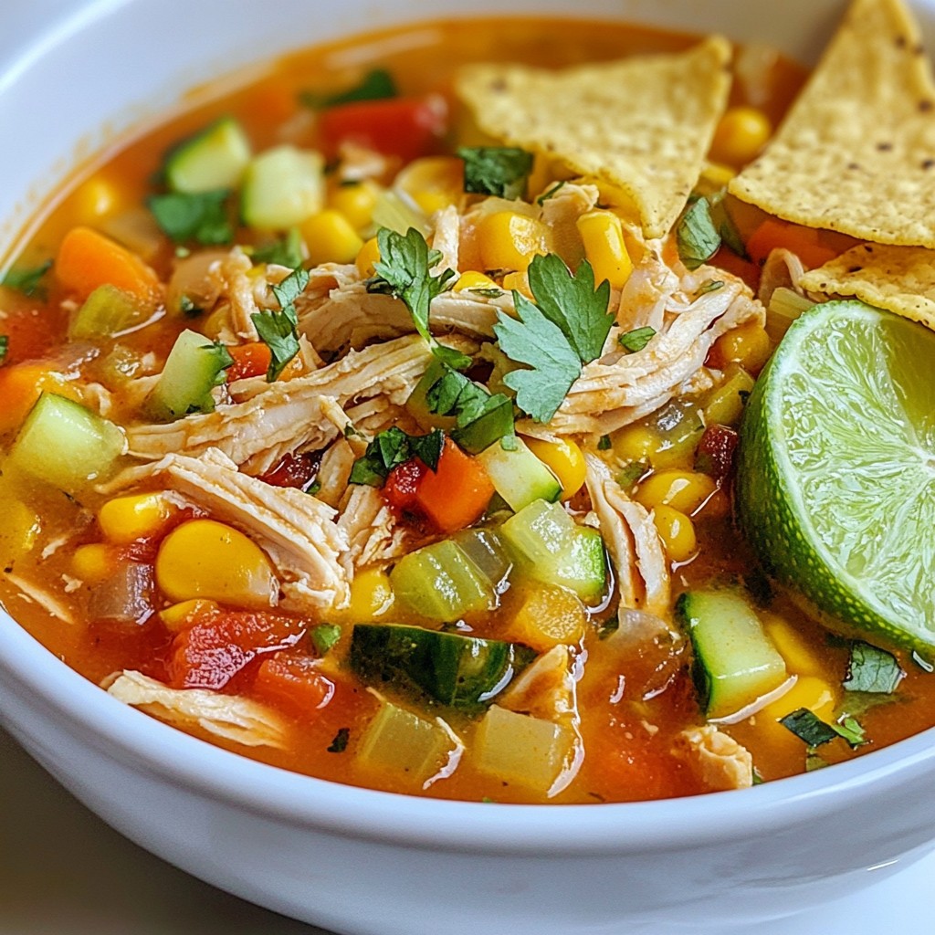 Hearty Batch Cook Chicken Tortilla Soup Recipe
