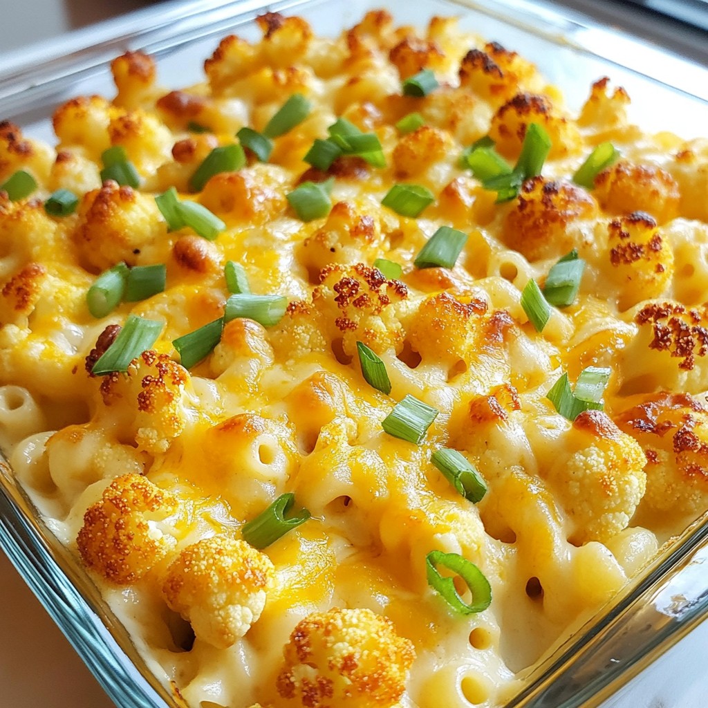 Buffalo Cauliflower Mac and Cheese Delight Recipe