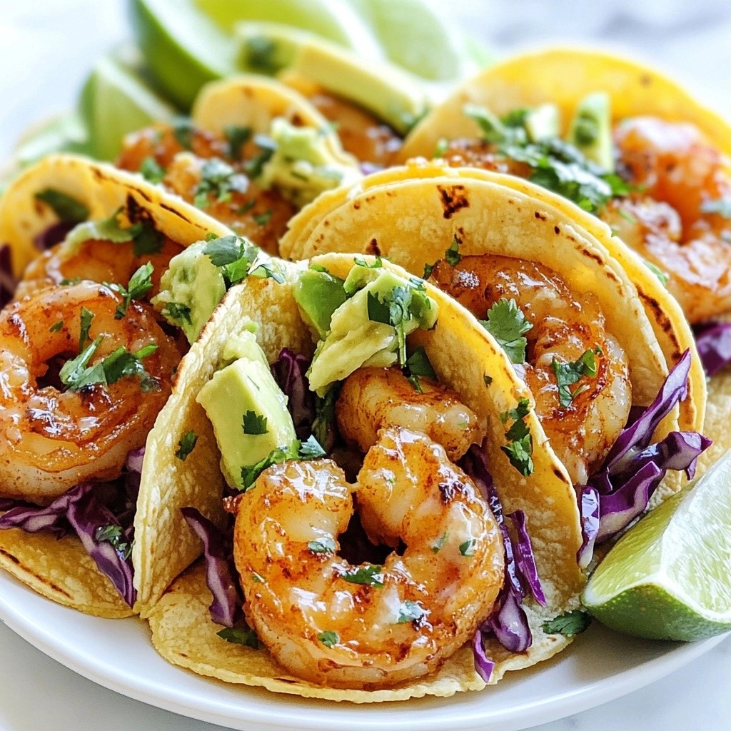Crispy Meal Prep Garlic Butter Shrimp Tacos Recipe