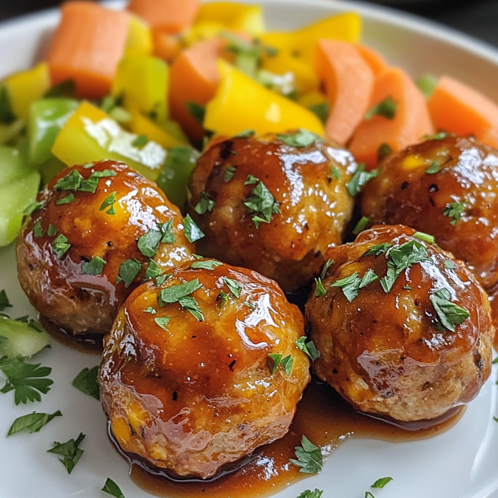 Tangy Meal Prep BBQ Turkey Meatballs for Healthier Eating