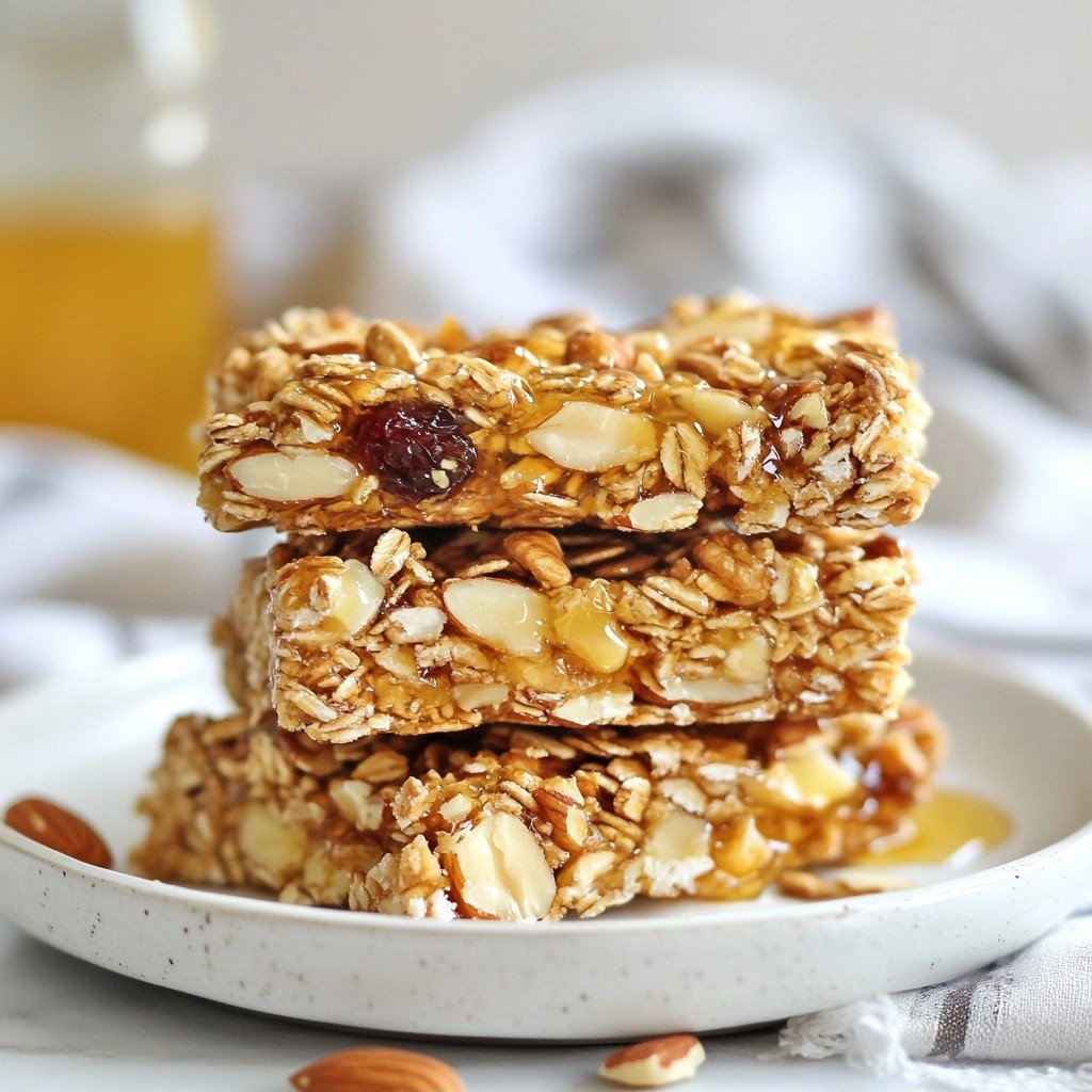 Nutty Make-Ahead Granola Breakfast Bars Delight