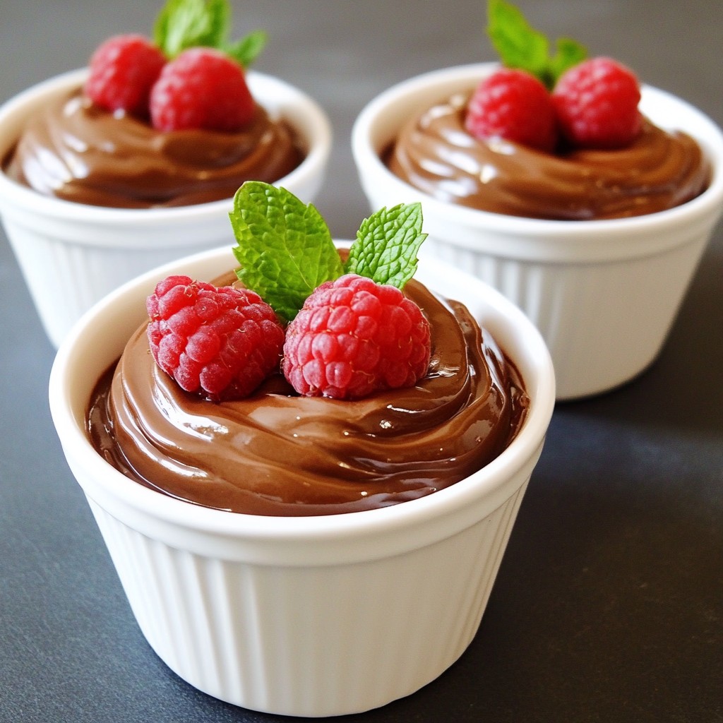 Double Chocolate Avocado Mousse Rich and Creamy Dessert