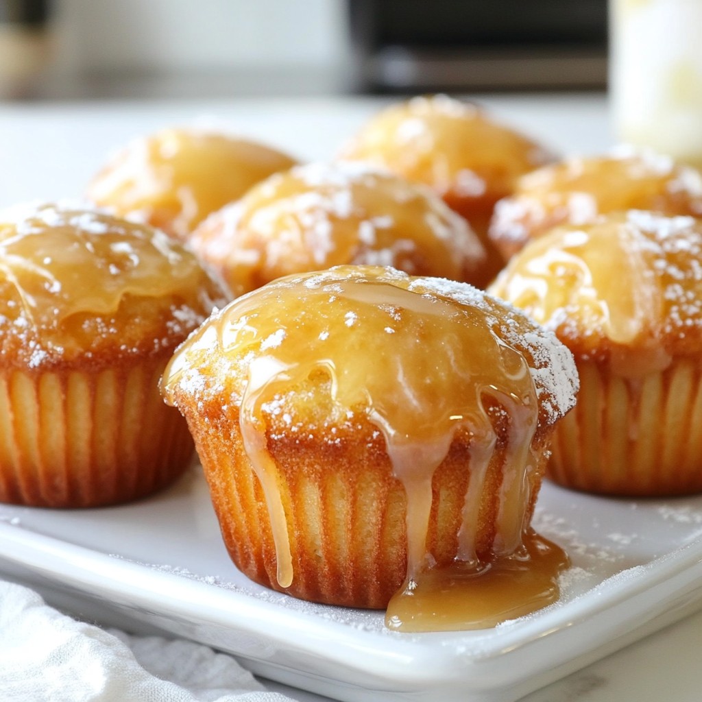 Maple Glazed Donut Muffins Tasty and Simple Recipe