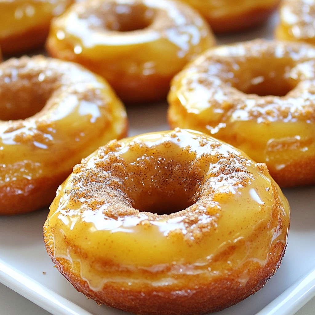 Maple Glazed Pumpkin Donuts Perfectly Sweet Delight