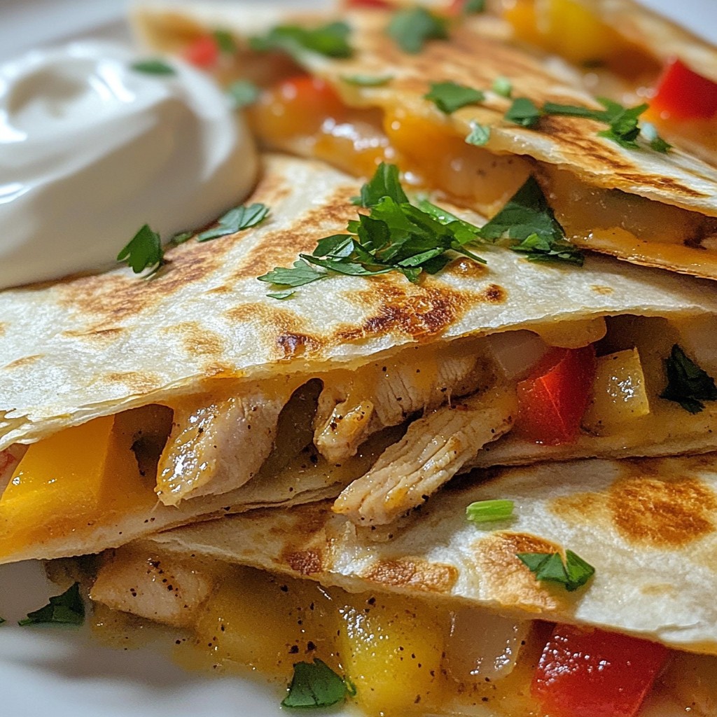 Spicy Cajun Chicken Quesadillas Flavorful and Easy Meal