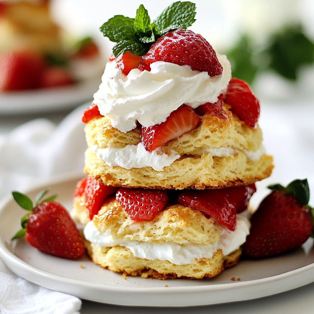 Strawberry Shortcake Biscuit Sliders Tasty Summer Treat