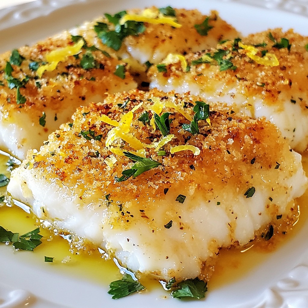 Garlic Parmesan Crusted Cod Simple and Tasty Meal