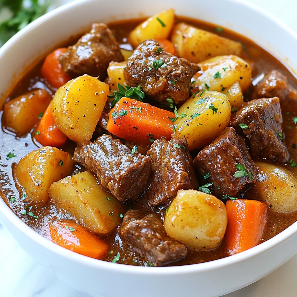 Freezer-Friendly Beef and Vegetable Stew Recipe